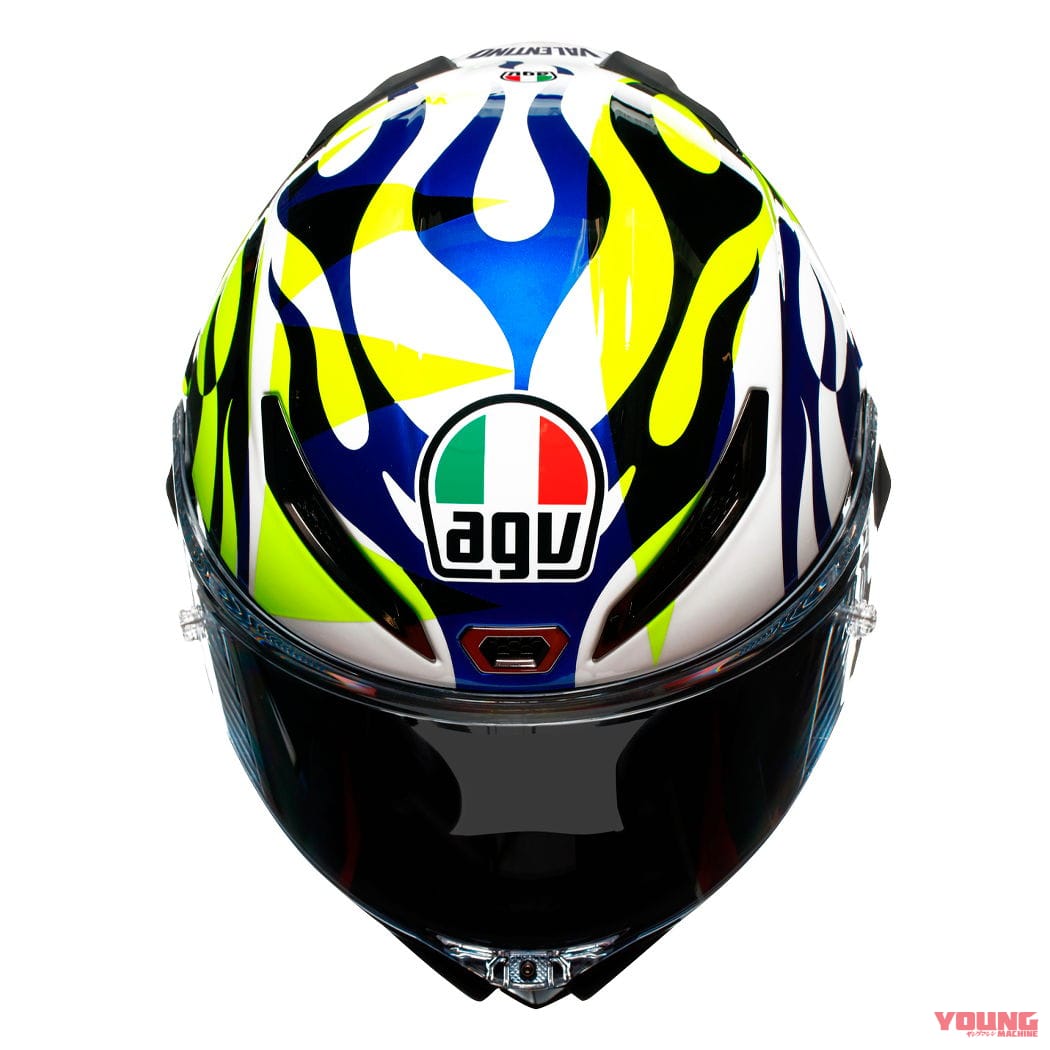 ピスタGP RRリミテッド ソレルナ 2023|【世界限定3000個】ロッシが2023年のGTレースで使ったカラーを再現した「AGV ピスタGP RR」が登場! 予約受付は12月27日まで