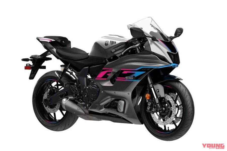 |ヤマハ「YZF-R7」の2024年カラーが登場! 北米独自のグレーは妖しいグラデーションのロゴが新鮮【海外】