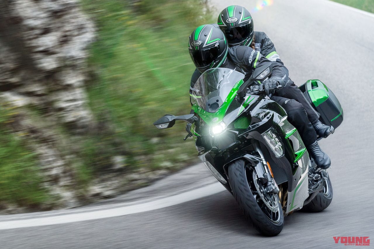 カワサキ|ニンジャH2 SX SE|2024年モデル|カワサキが「ニンジャH2 SX SE」の2024年モデルを1/20に発売! 前車追従クルコンほか電子制御サスを装備する最高峰ツアラー