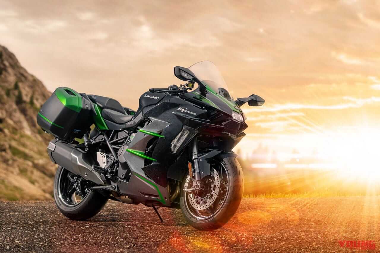 カワサキ|ニンジャH2 SX SE|2024年モデル|カワサキが「ニンジャH2 SX SE」の2024年モデルを1/20に発売! 前車追従クルコンほか電子制御サスを装備する最高峰ツアラー