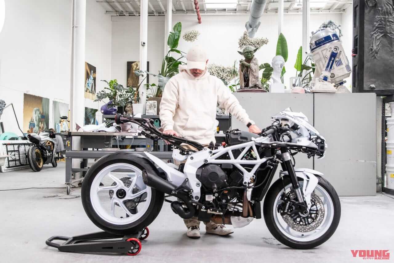 ｜【超限定車】動くアート彫刻！ MVアグスタ「スーパーヴェローチェ アーシャム」わずか6台を制作、アート展に出品