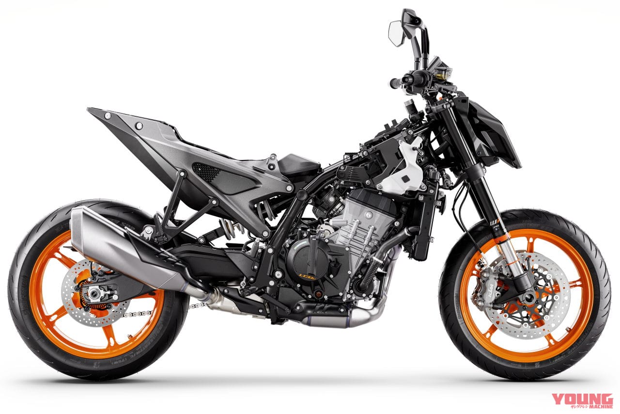KTM|990デューク|2024年モデル|KTM新型「990デューク」登場! 独自の285度クランクを持つエクストリーム系ネイキッド