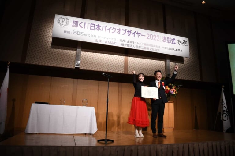 魔裟斗さんにも感謝! ハーレーダビッドソン「ブレイクアウト」が日本バイクオブザイヤー2023 外国車部門・最優秀金賞!!