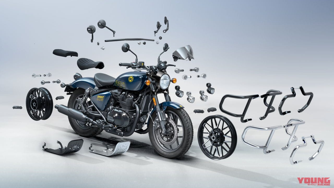 |ロイヤルエンフィールドが「ショットガン650」を2024年8月下旬に発売決定! クルーザーベースのカスタムネイキッド