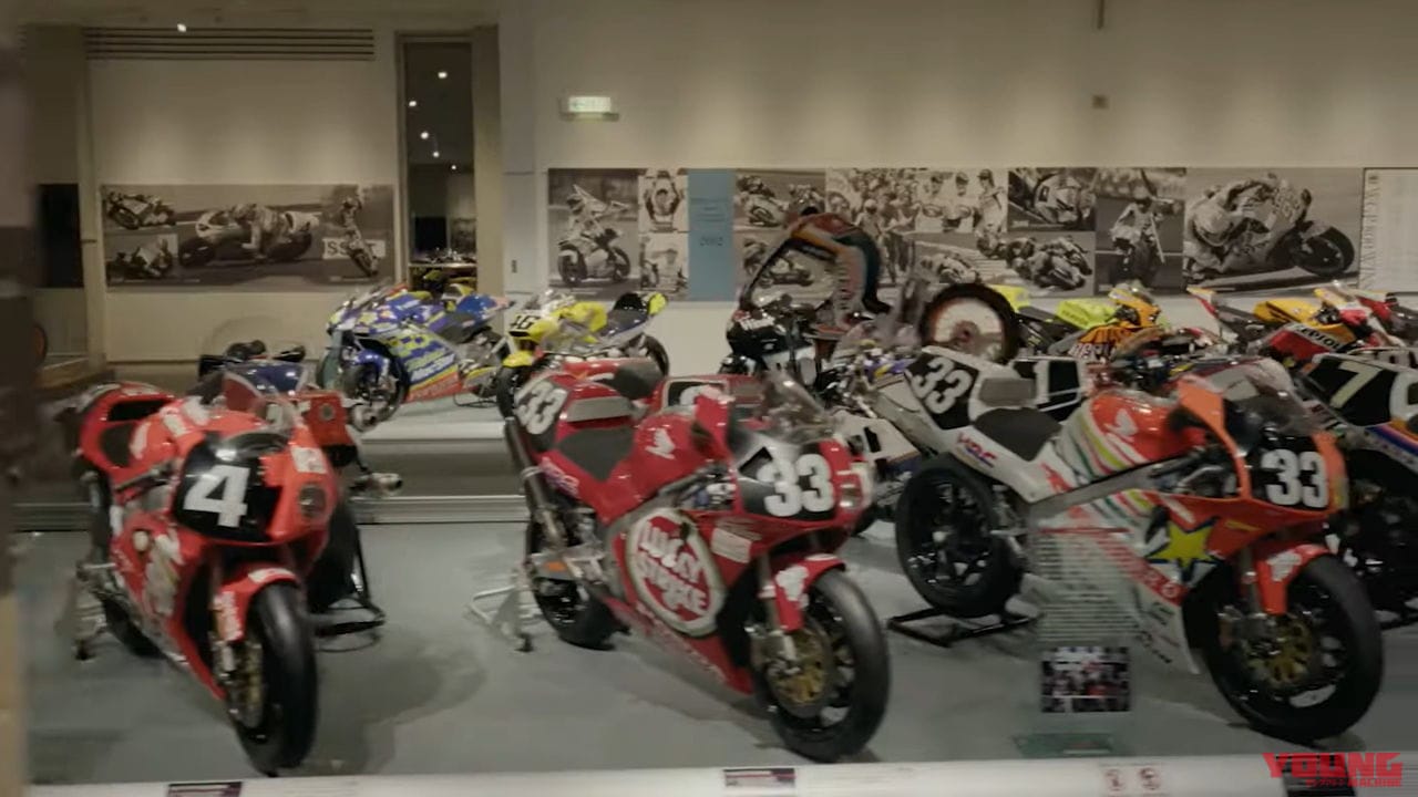 |ホンダの超貴重な機械遺産のすぐ横をバイクで飛ぶ! 跳ねる! リニューアル前のホンダコレクションホール館内を藤波貴久が爆走