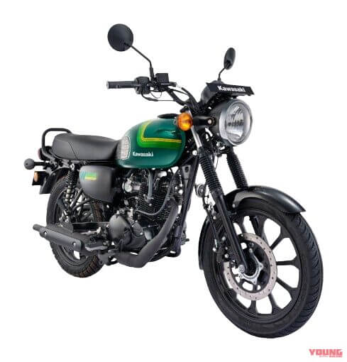 カワサキ|W175ストリート|インド仕様|カワサキ新型「W175ストリート」登場! キャストホイール採用の上級モデルか【海外】