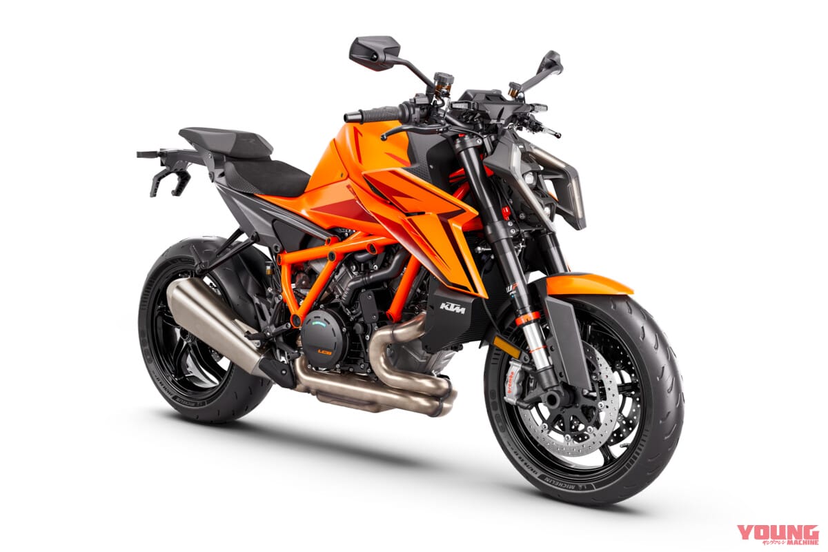 KTM 1390 SUPER DUKE R EVO|排気量は1350ccに!! KTMの超ネイキッド「1390 スーパーデューク」誕生!