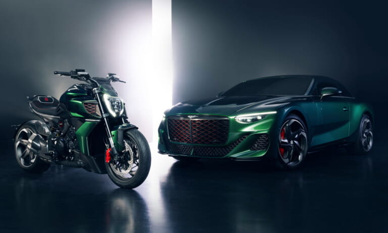 ベントレーオーナーが買える50台だけの特別仕様も!! ドゥカティ「Diavel for Bentley」は予価760万円〜1035万円【世界限定500台】