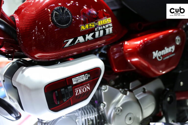 モンキーMS-06SシャアザクII限定仕様|【限定300着】ガンダム仕様のスカジャン!「RX-78-2」がタイのホンダ・カブハウスで12/12発売【海外】