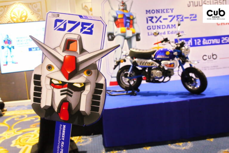 モンキーRX78-2ガンダム限定仕様|【限定300着】ガンダム仕様のスカジャン!「RX-78-2」がタイのホンダ・カブハウスで12/12発売【海外】