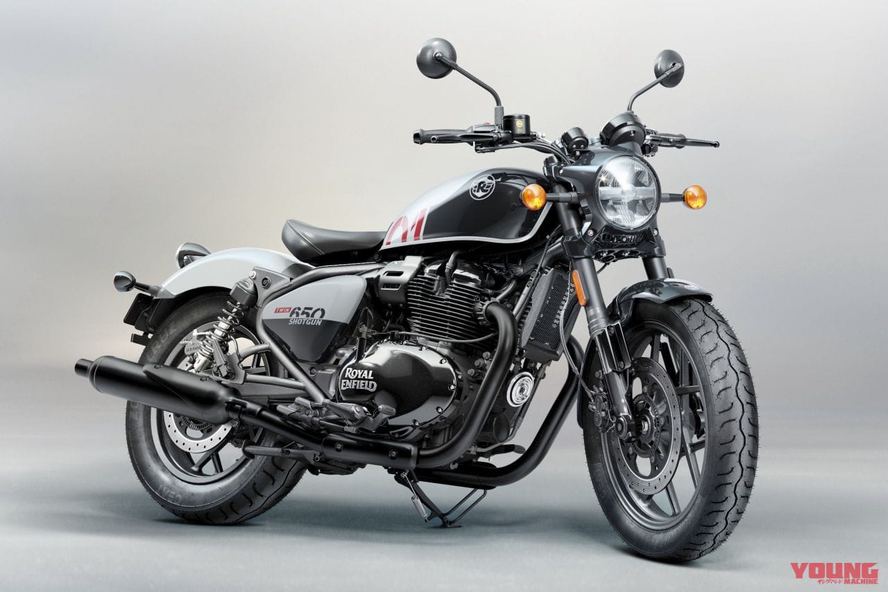 |ロイヤルエンフィールドが「ショットガン650」を2024年8月下旬に発売決定! クルーザーベースのカスタムネイキッド
