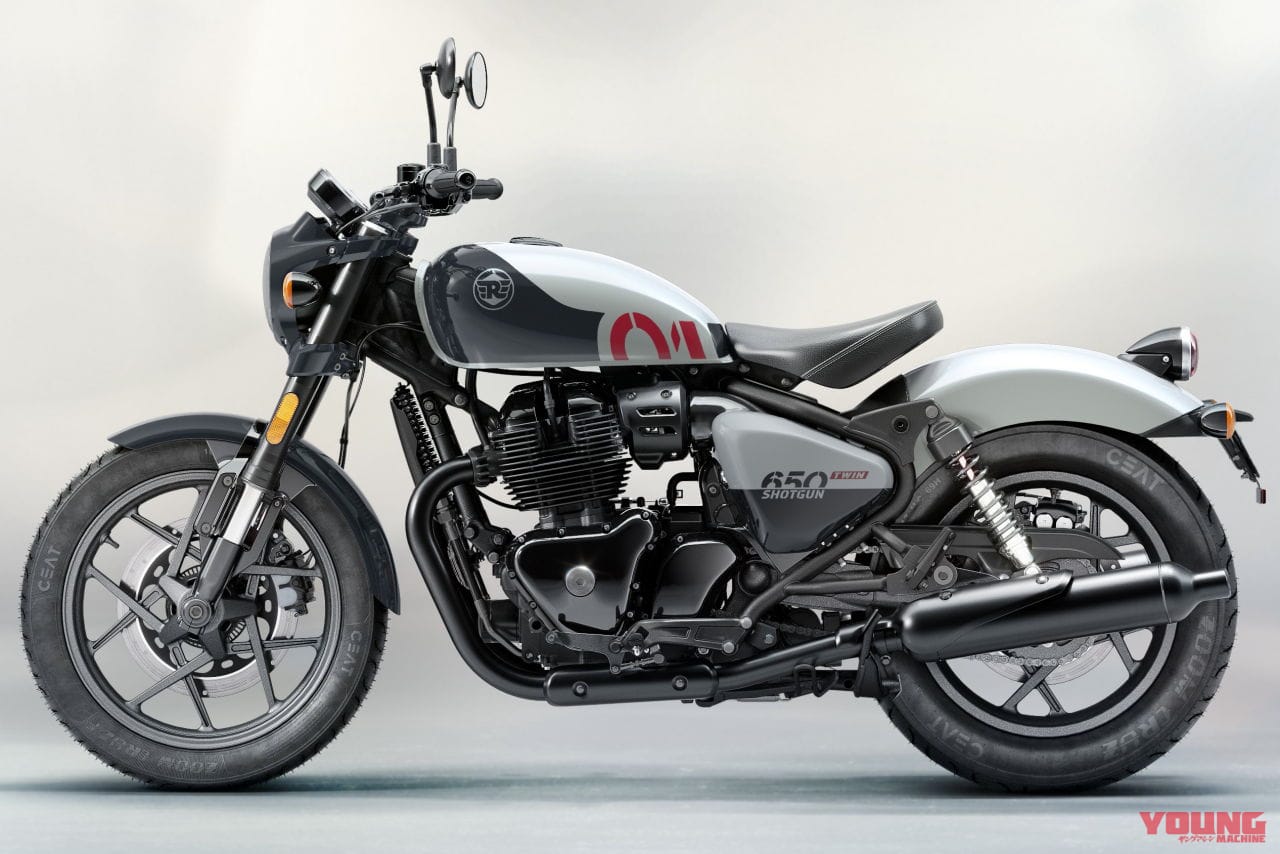 |ロイヤルエンフィールドが「ショットガン650」を2024年8月下旬に発売決定! クルーザーベースのカスタムネイキッド