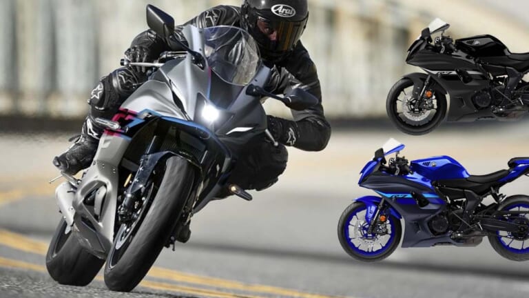 ヤマハ「YZF-R7」の2024年カラーが登場! 北米独自のグレーは妖しいグラデーションのロゴが新鮮【海外】