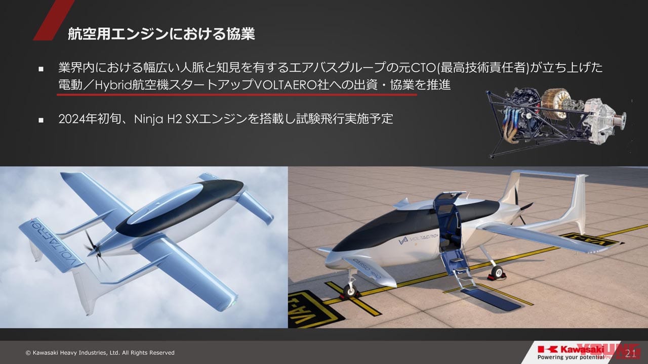 |カワサキがニンジャH2SXをベースとした「水素エンジン モーターサイクル」の試作車を公開! 年明けには試験走行を開始