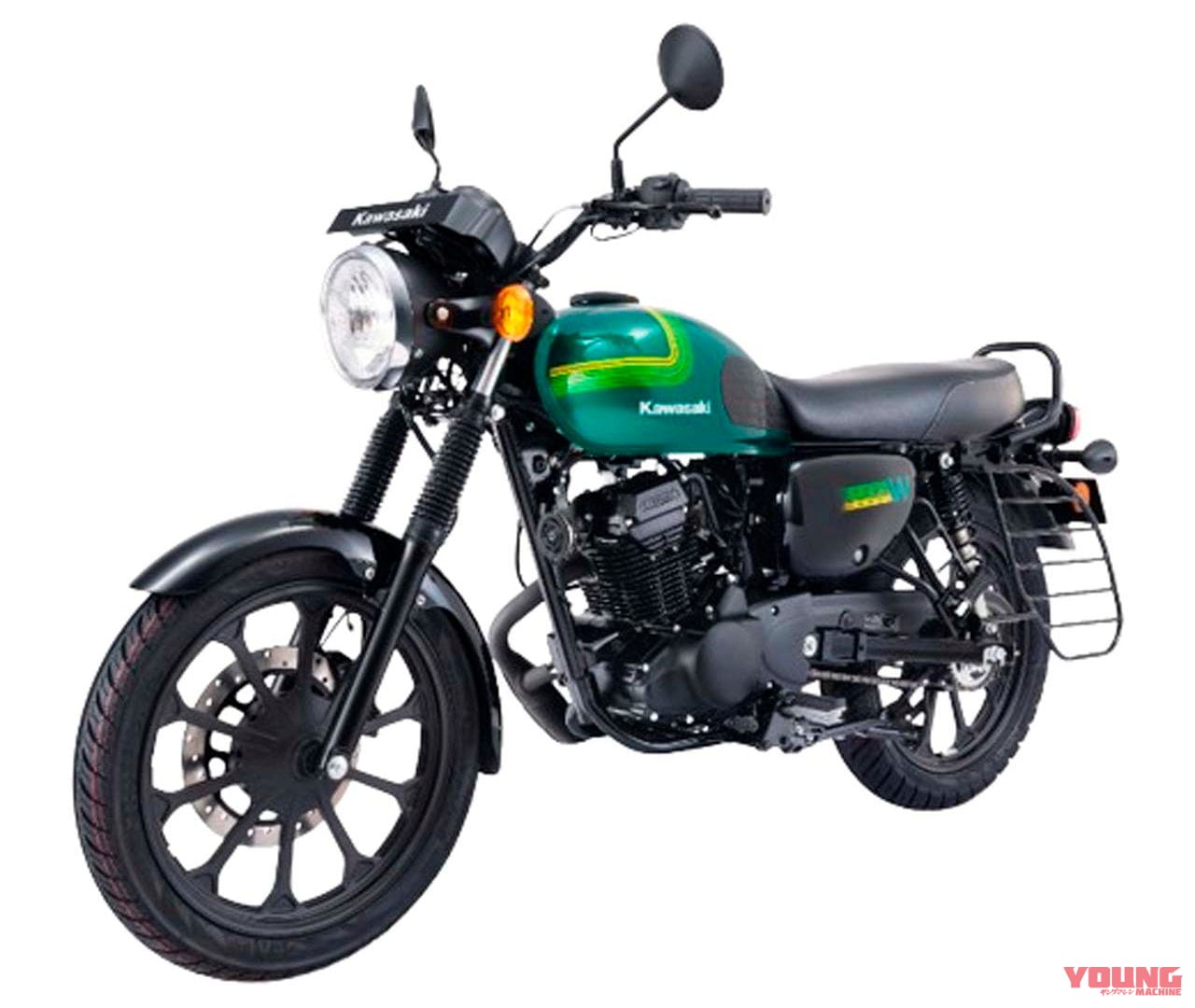 カワサキ|W175ストリート|インド仕様|カワサキ新型「W175ストリート」登場! キャストホイール採用の上級モデルか【海外】