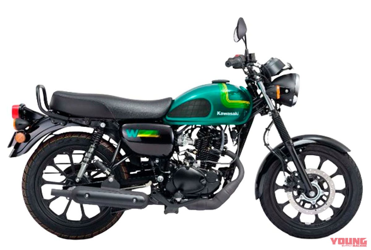 カワサキ|W175ストリート|インド仕様|カワサキ新型「W175ストリート」登場! キャストホイール採用の上級モデルか【海外】