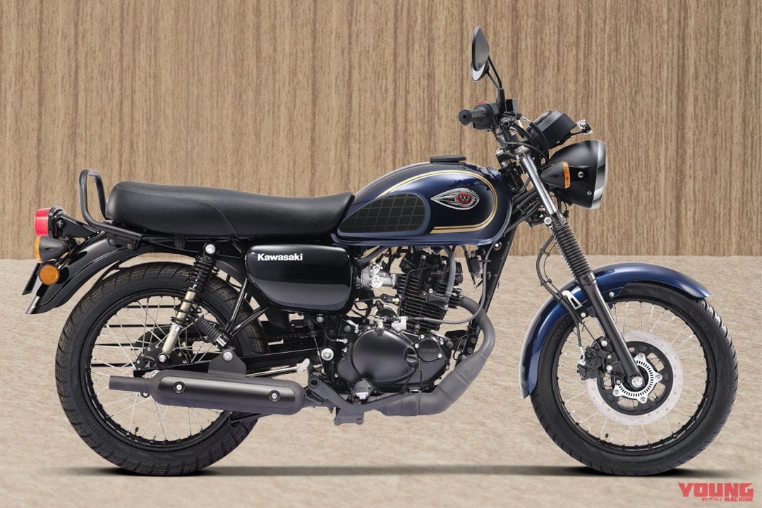 カワサキ|W175|インド仕様|カワサキ「W175」に2024年モデル登場! W175ストリートに続き無印もニューカラー追加【海外】