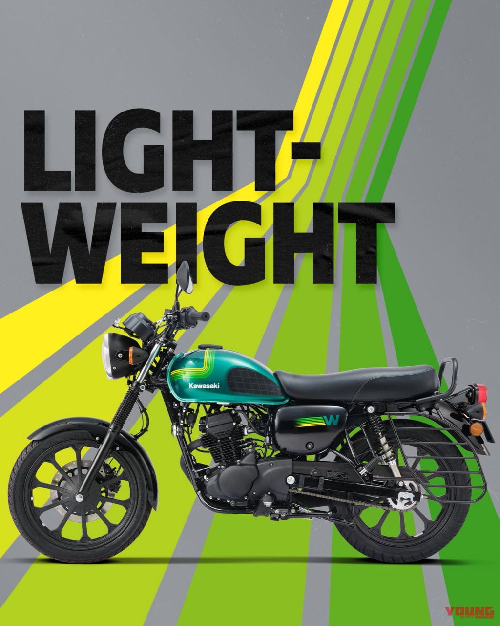 カワサキ|W175ストリート|インド仕様|カワサキ新型「W175ストリート」登場! キャストホイール採用の上級モデルか【海外】