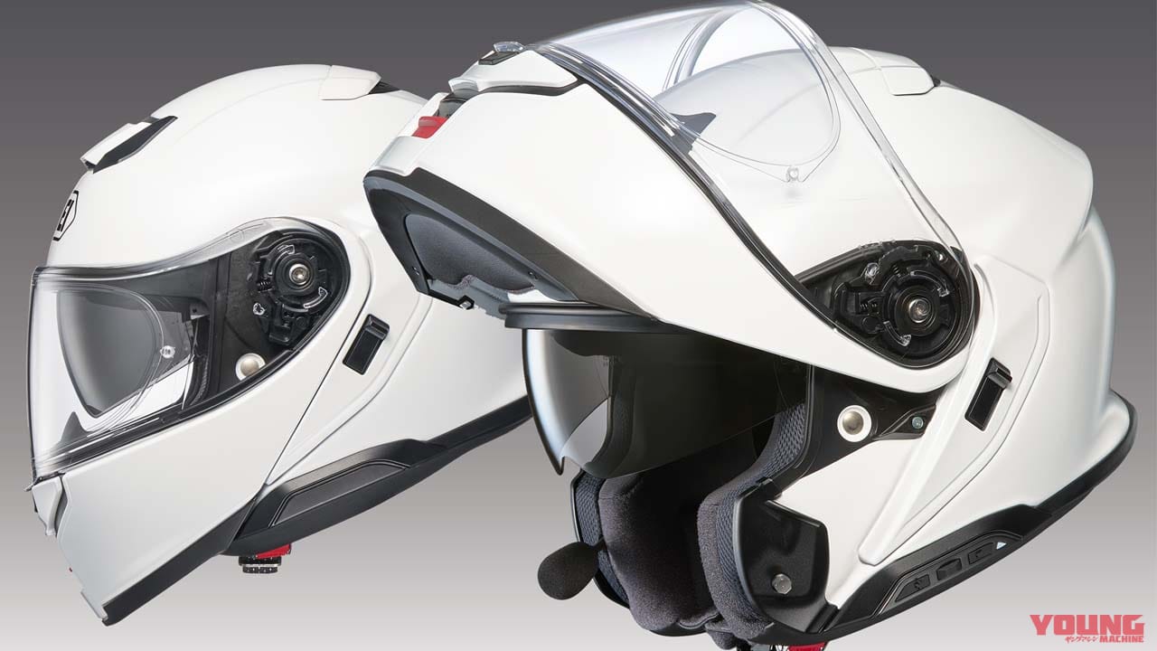 SHOEI NEOTEC II アンスラサイトメタリック L チンカーテン新品付 ...