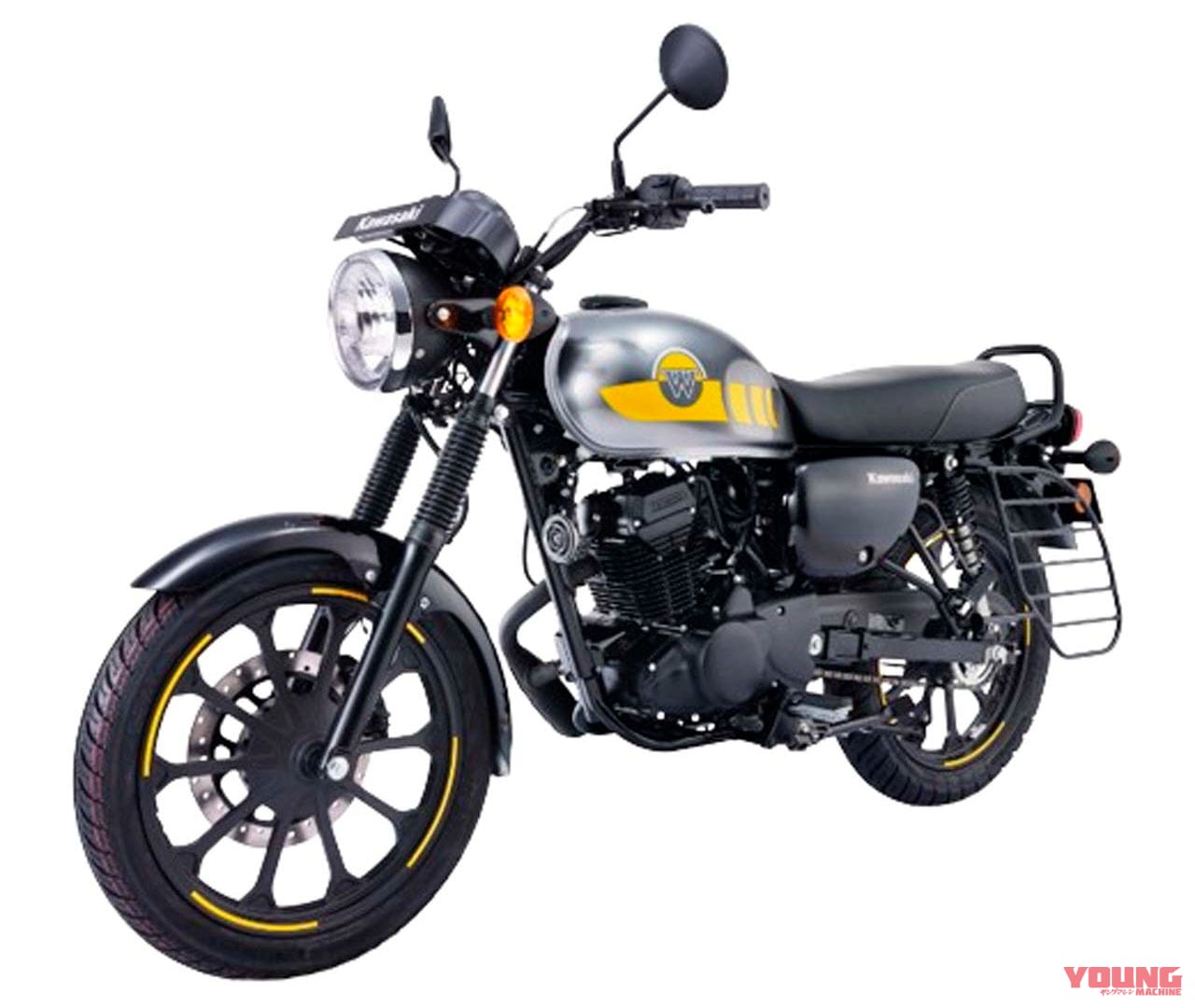 カワサキ|W175ストリート|インド仕様|カワサキ新型「W175ストリート」登場! キャストホイール採用の上級モデルか【海外】