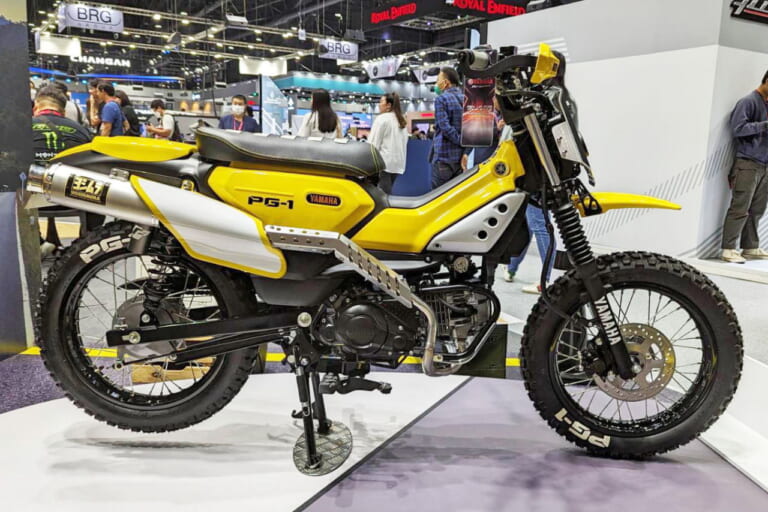 ヤマハ|ヨシムラ|PG-1|タイ仕様|ヤマハ「PG-1」に早くもヨシムラカスタムが登場! タイ開催のインパクトモーターショーに参考出品されたぞ!