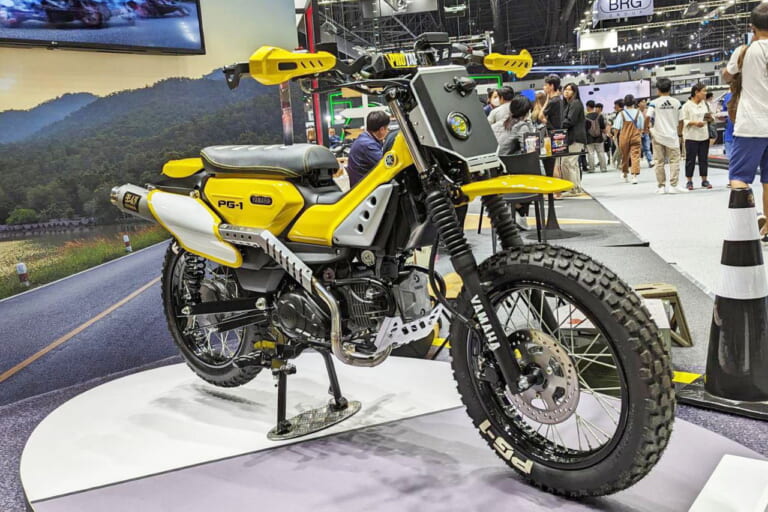 ヤマハ|ヨシムラ|PG-1|タイ仕様|ヤマハ「PG-1」に早くもヨシムラカスタムが登場! タイ開催のインパクトモーターショーに参考出品されたぞ!