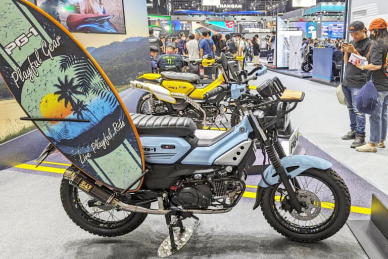 ヤマハ|ヨシムラ|PG-1|タイ仕様|ヤマハ「PG-1」に早くもヨシムラカスタムが登場! タイ開催のインパクトモーターショーに参考出品されたぞ!