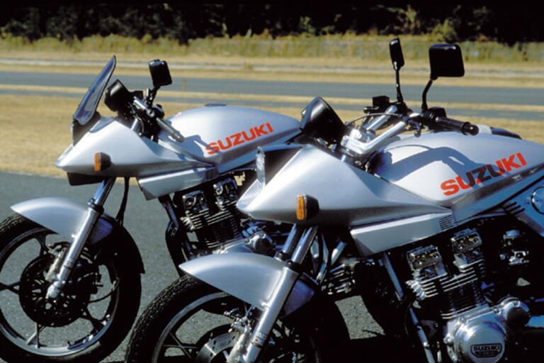 スズキ|GSX1100S KATANA|1982|ニンジャ vs カタナ!! “世界最速”が次々と塗り替えられていった──日本の名車100選【昭和57~59年編】