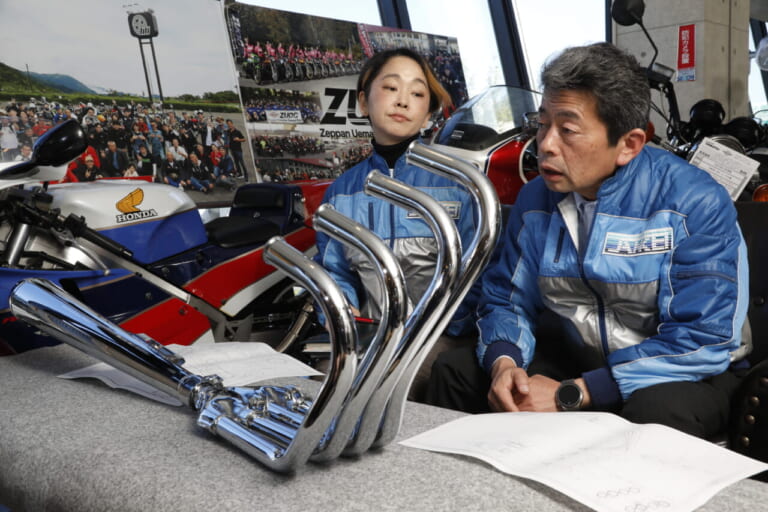 CB400フォア|三恵技研|ヨンフォアオーナーにビッグニュース!! 当時の図面から復刻したCB400フォア用純正マフラーを三恵技研工業が限定販売!!