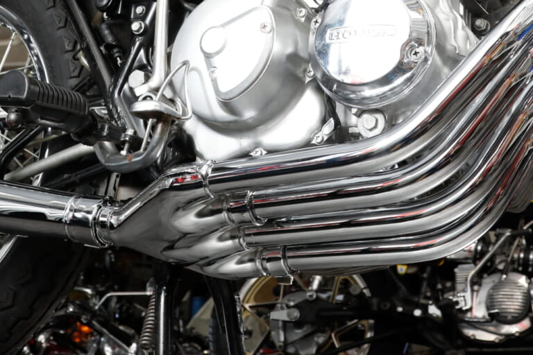 CB400FOUR|三恵技研|復刻マフラー|ヨンフォアオーナーにビッグニュース!! 当時の図面から復刻したCB400フォア用純正マフラーを三恵技研工業が限定販売!!