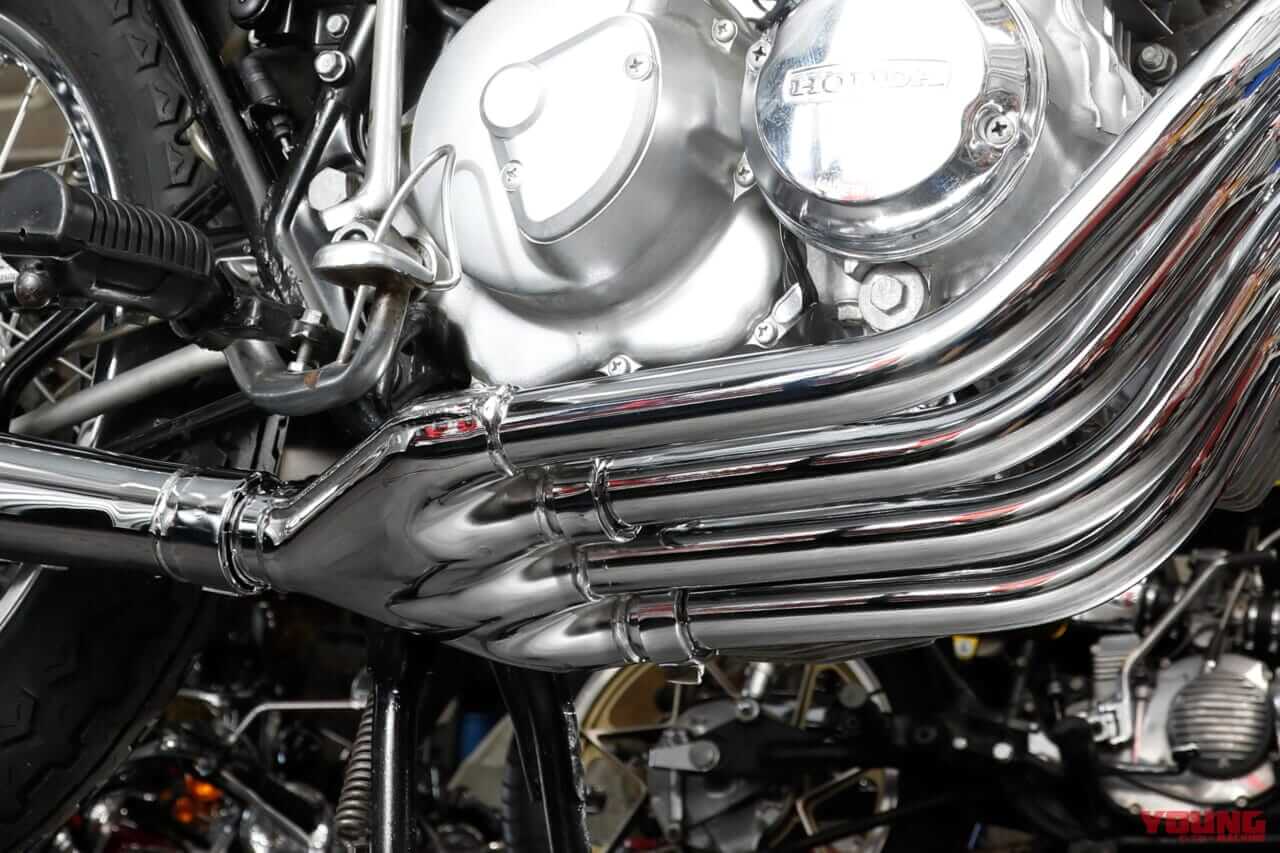 |ヨンフォアオーナーにビッグニュース!! 当時の図面から復刻したCB400フォア用純正マフラーを三恵技研工業が限定販売!!