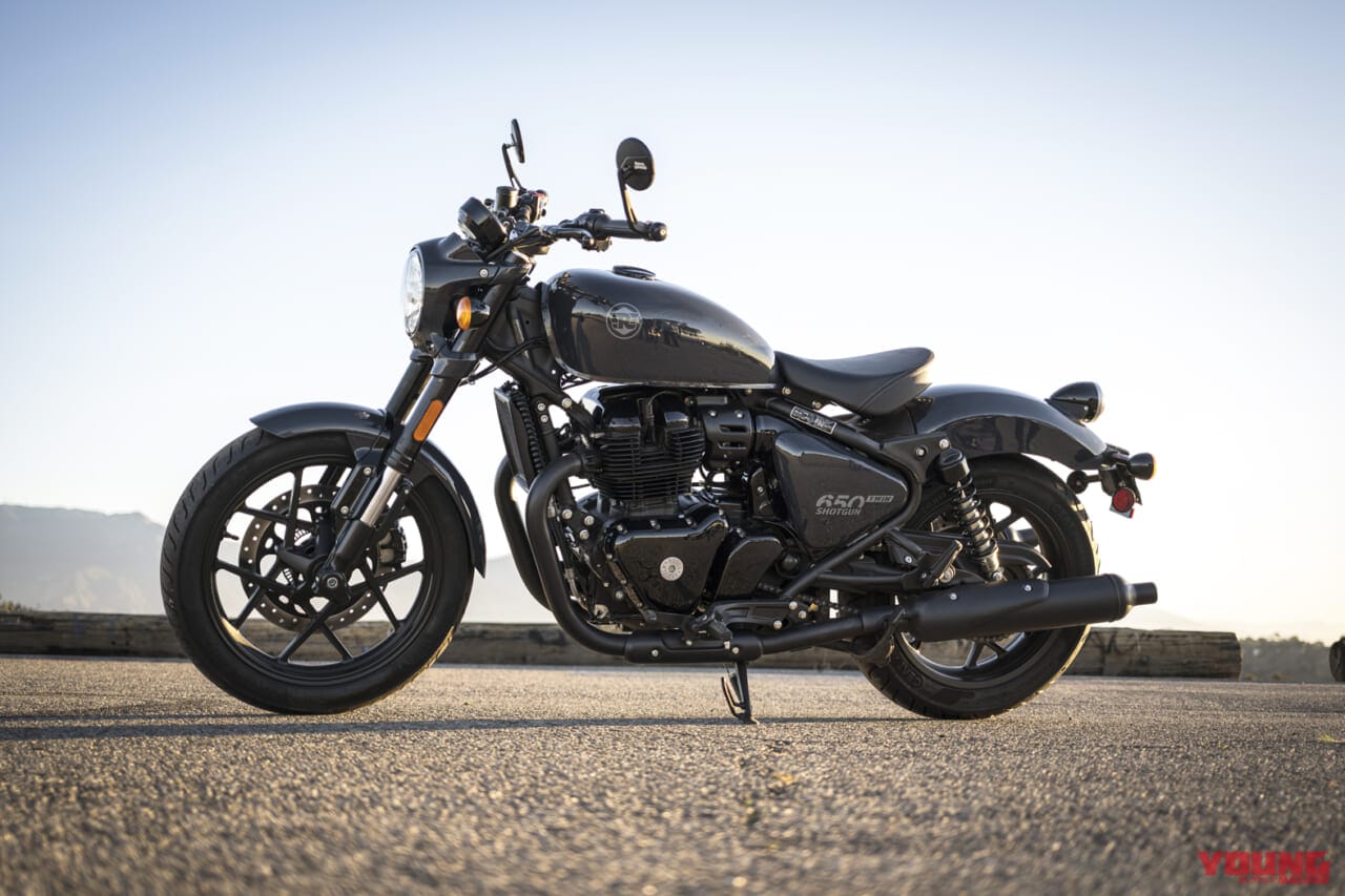 ロイヤルエンフィールド|ショットガン650|“散弾銃”の名に誇張ナシ!! ロイヤルエンフィールド・ショットガン650海外試乗インプレッション【空冷ツインのスポーツクルーザー】