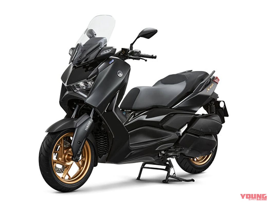 ヤマハ|XMAX コネクテッド|タイ仕様|2023年モデル|ヤマハ新型「XMAX Tech MAX」登場! オーリンズ製サスと特別仕様シートなどを装備【海外】