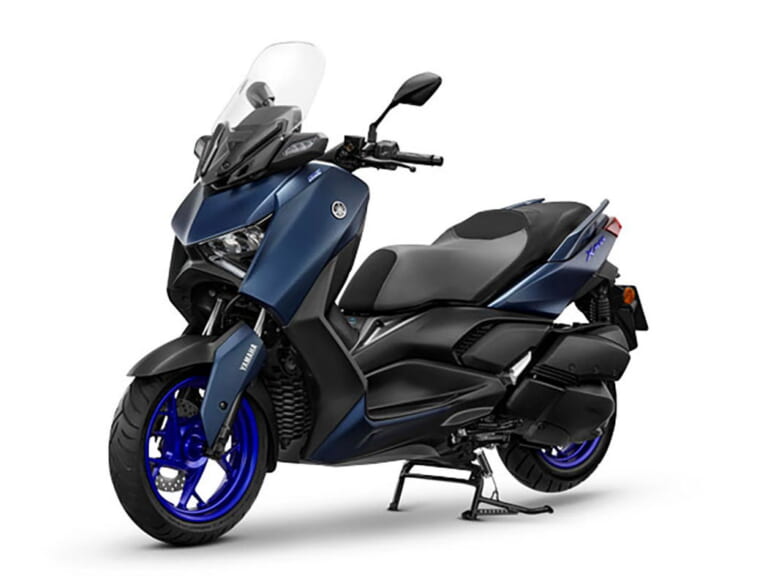 ヤマハ|XMAX コネクテッド|タイ仕様|2023年モデル|ヤマハ新型「XMAX Tech MAX」登場! オーリンズ製サスと特別仕様シートなどを装備【海外】