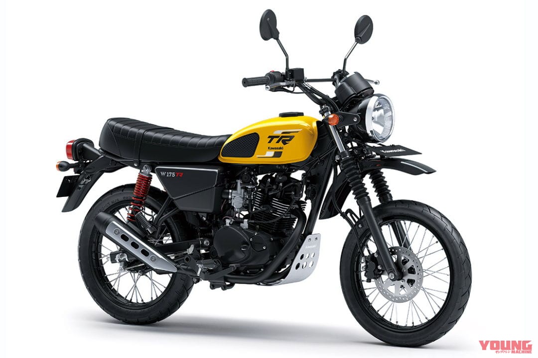 カワサキ|W175TR|2024年モデル|インドネシア仕様|32万円の小さなスクランブラー! カワサキ「W175TR」に2024年の新カラー登場【海外】