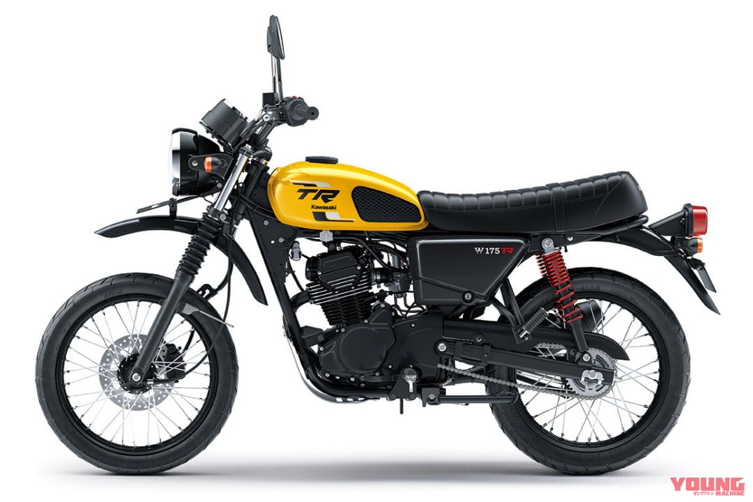 カワサキ|W175TR|2024年モデル|インドネシア仕様|32万円の小さなスクランブラー! カワサキ「W175TR」に2024年の新カラー登場【海外】