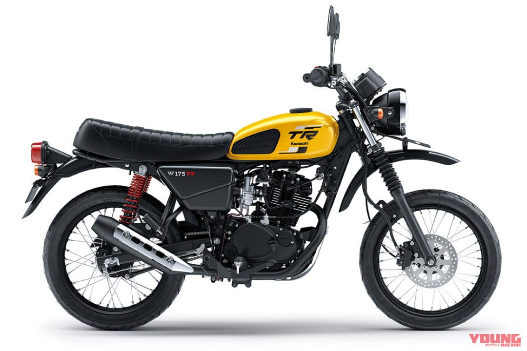 カワサキ|W175TR|2024年モデル|インドネシア仕様|32万円の小さなスクランブラー! カワサキ「W175TR」に2024年の新カラー登場【海外】