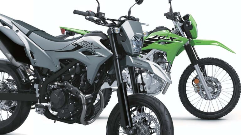 カワサキが新型「KLX230S」「KLX230SM」を北米で発表！ スマホ連動も獲得【海外】
