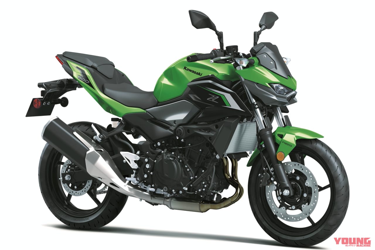カワサキ|Z500|北米仕様|赤黒かっこよ! カワサキ新型「ニンジャ500」「Z500」の価格が判明、40周年エディションも登場【北米】