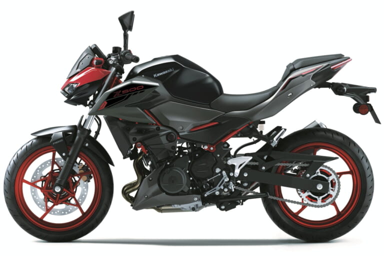 カワサキ|Z500|北米仕様|赤黒かっこよ! カワサキ新型「ニンジャ500」「Z500」の価格が判明、40周年エディションも登場【北米】