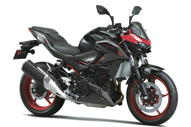 カワサキ|Z500|北米仕様|赤黒かっこよ! カワサキ新型「ニンジャ500」「Z500」の価格が判明、40周年エディションも登場【北米】