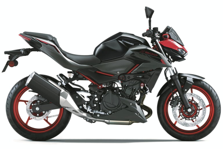 カワサキ|Z500|北米仕様|赤黒かっこよ! カワサキ新型「ニンジャ500」「Z500」の価格が判明、40周年エディションも登場【北米】