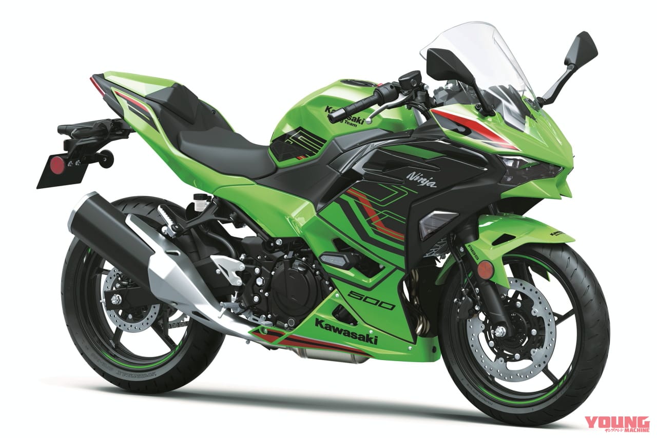 カワサキ|ニンジャ500|北米仕様|赤黒かっこよ! カワサキ新型「ニンジャ500」「Z500」の価格が判明、40周年エディションも登場【北米】