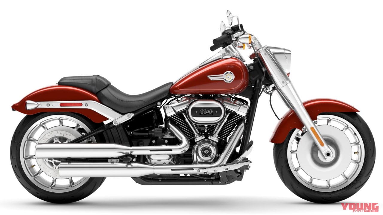 ハーレーダビッドソン|ファットボーイ 114(FAT BOY 114)|ハーレーが2024年モデル19機種を一斉発売! ローライダーS/ST『レッドロック』ほか