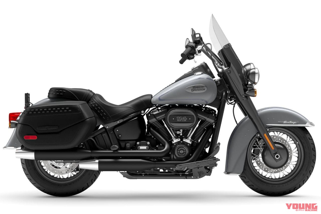 ハーレーダビッドソン|ヘリテイジ クラシック 114(HERITAGE CLASSIC 114)|ハーレーが2024年モデル19機種を一斉発売! ローライダーS/ST『レッドロック』ほか