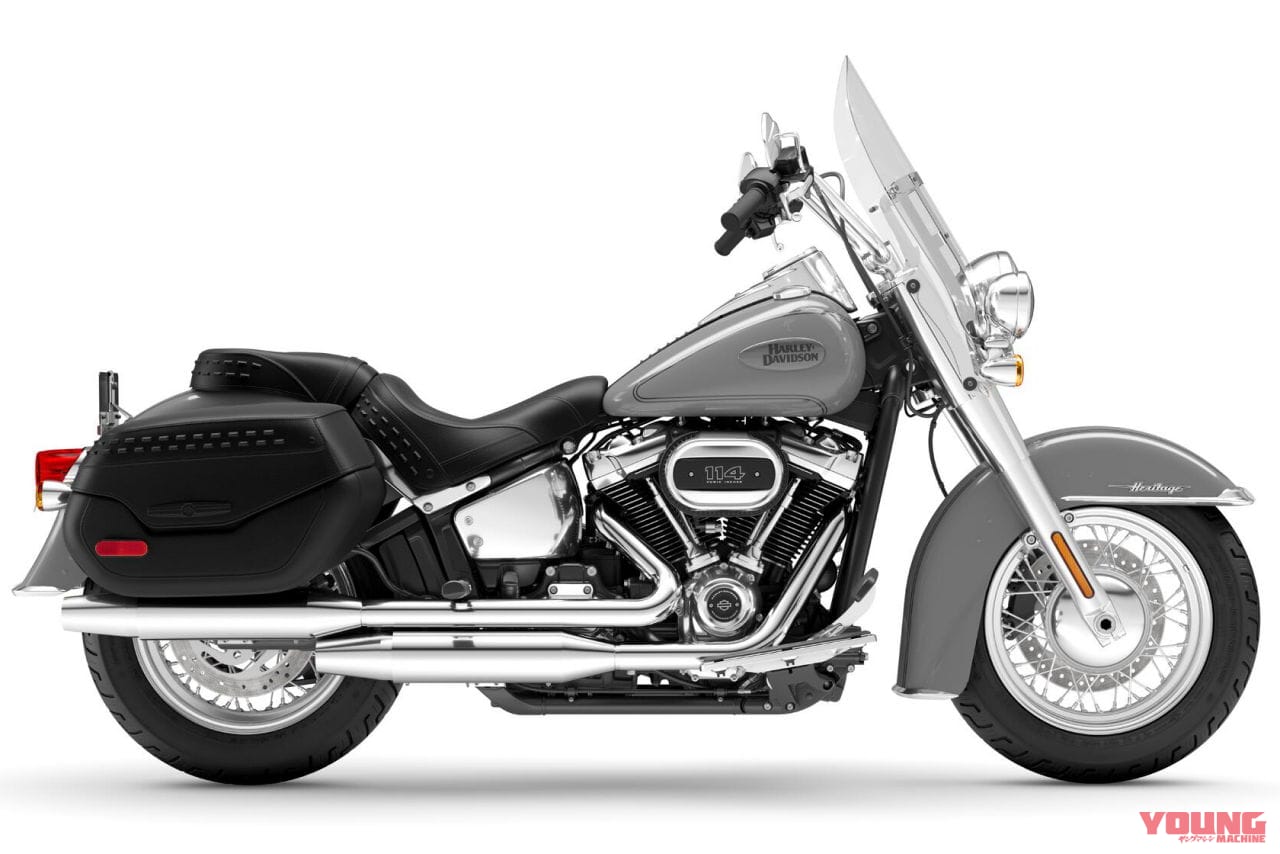 ハーレーダビッドソン|ヘリテイジ クラシック 114(HERITAGE CLASSIC 114)|ハーレーが2024年モデル19機種を一斉発売! ローライダーS/ST『レッドロック』ほか