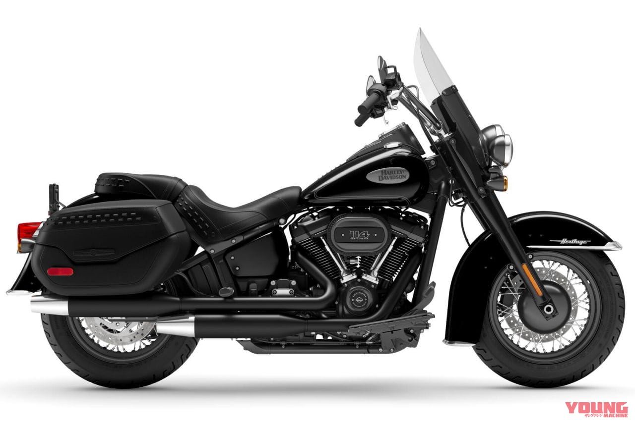 ハーレーダビッドソン|ヘリテイジ クラシック 114(HERITAGE CLASSIC 114)|ハーレーが2024年モデル19機種を一斉発売! ローライダーS/ST『レッドロック』ほか