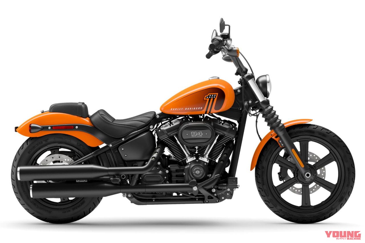 ハーレーダビッドソン|ストリートボブ 114(STREET BOB 114)|ハーレーが2024年モデル19機種を一斉発売! ローライダーS/ST『レッドロック』ほか