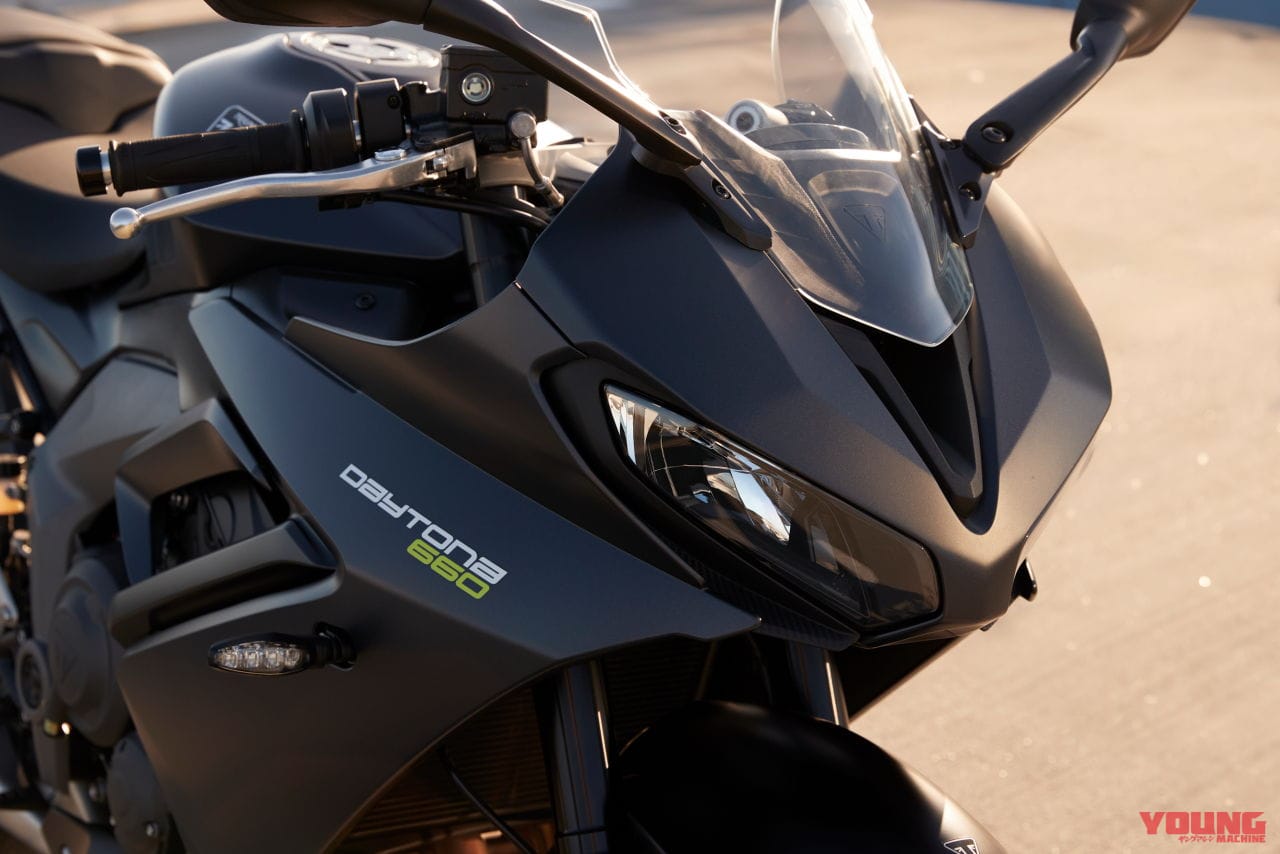 |デイトナ復活!! トライアンフがミドルスポーツ「デイトナ660」を発表、95psを発揮する3気筒エンジン搭載