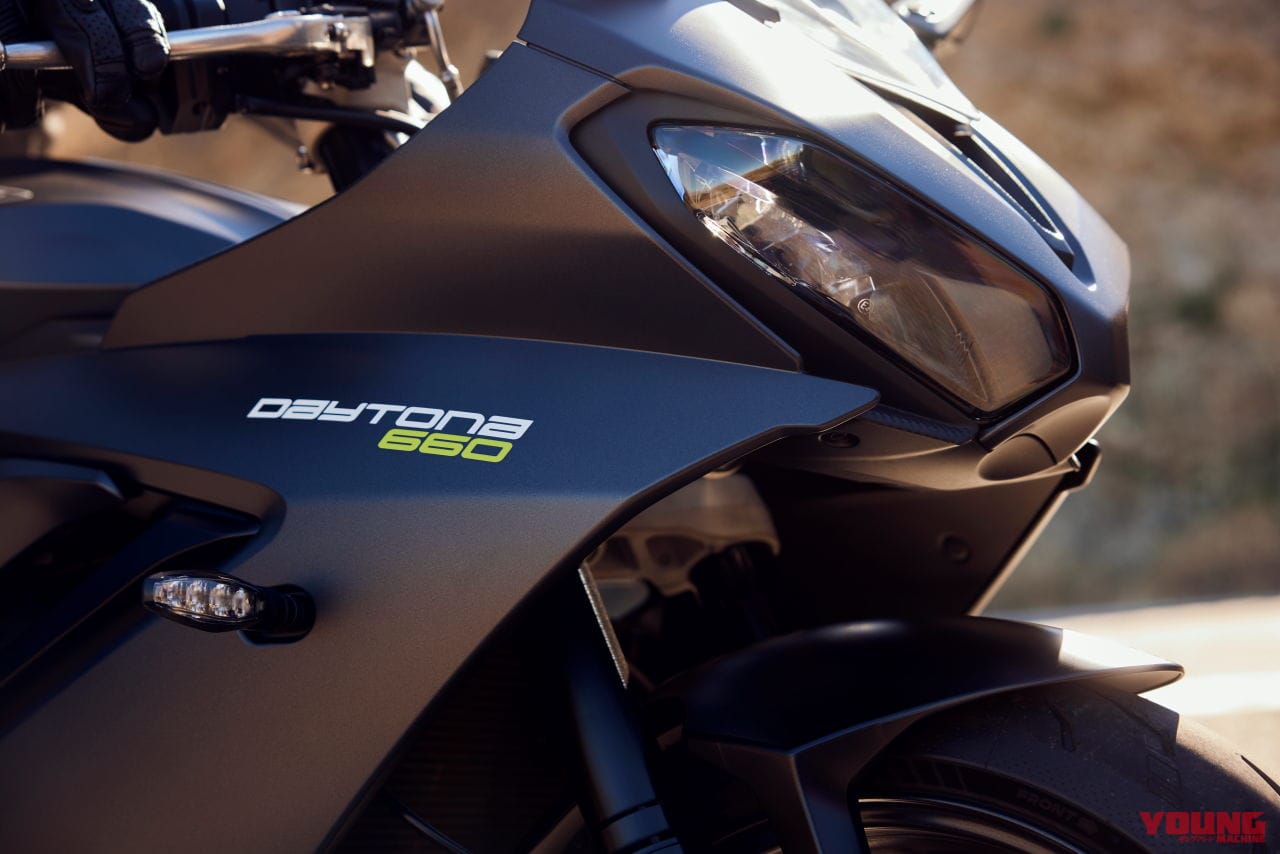 トライアンフ|デイトナ660|2024年モデル|デイトナ復活!! トライアンフがミドルスポーツ「デイトナ660」を発表、95psを発揮する3気筒エンジン搭載